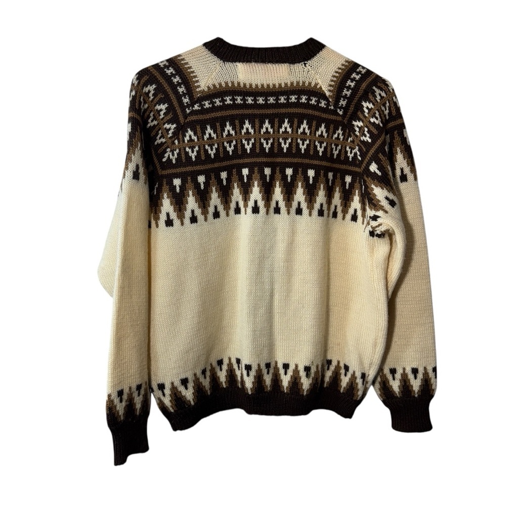 Viking Knit Vintage Handmade in Norway for Rasmussen Size Ladies Large - Picture 2 of 11